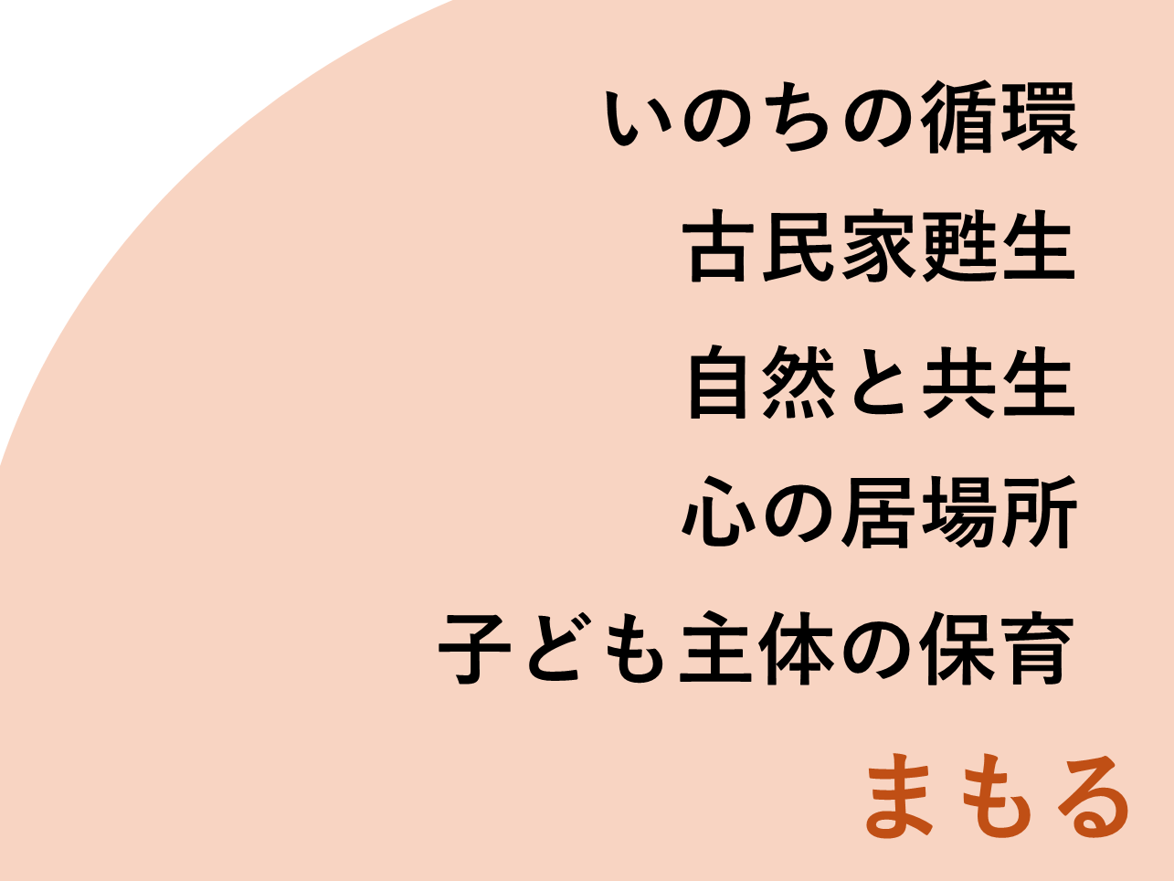 【提言】それぞれの地域で自然と調和した伝統的な暮らしを取り戻すことによって、いのちのつながりと循環を甦生し、いのちを大切にする社会を継承しよう。