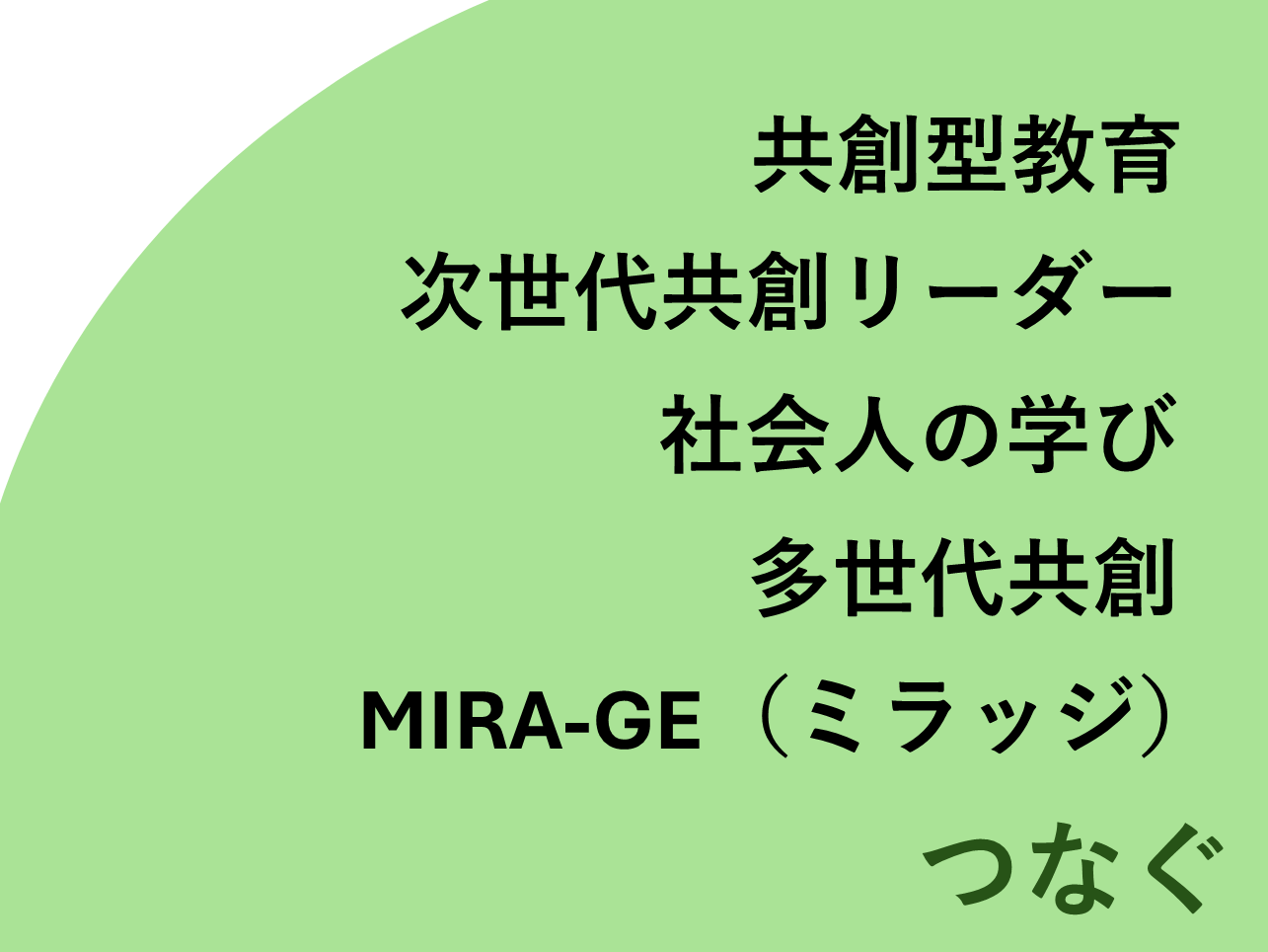 【提言】世代、セクター、人種などを超えて、多様な他者と環境で、共に問い、共に考え、共に学び、共に挑み、共に磨く、「共創型教育」を広めよう。