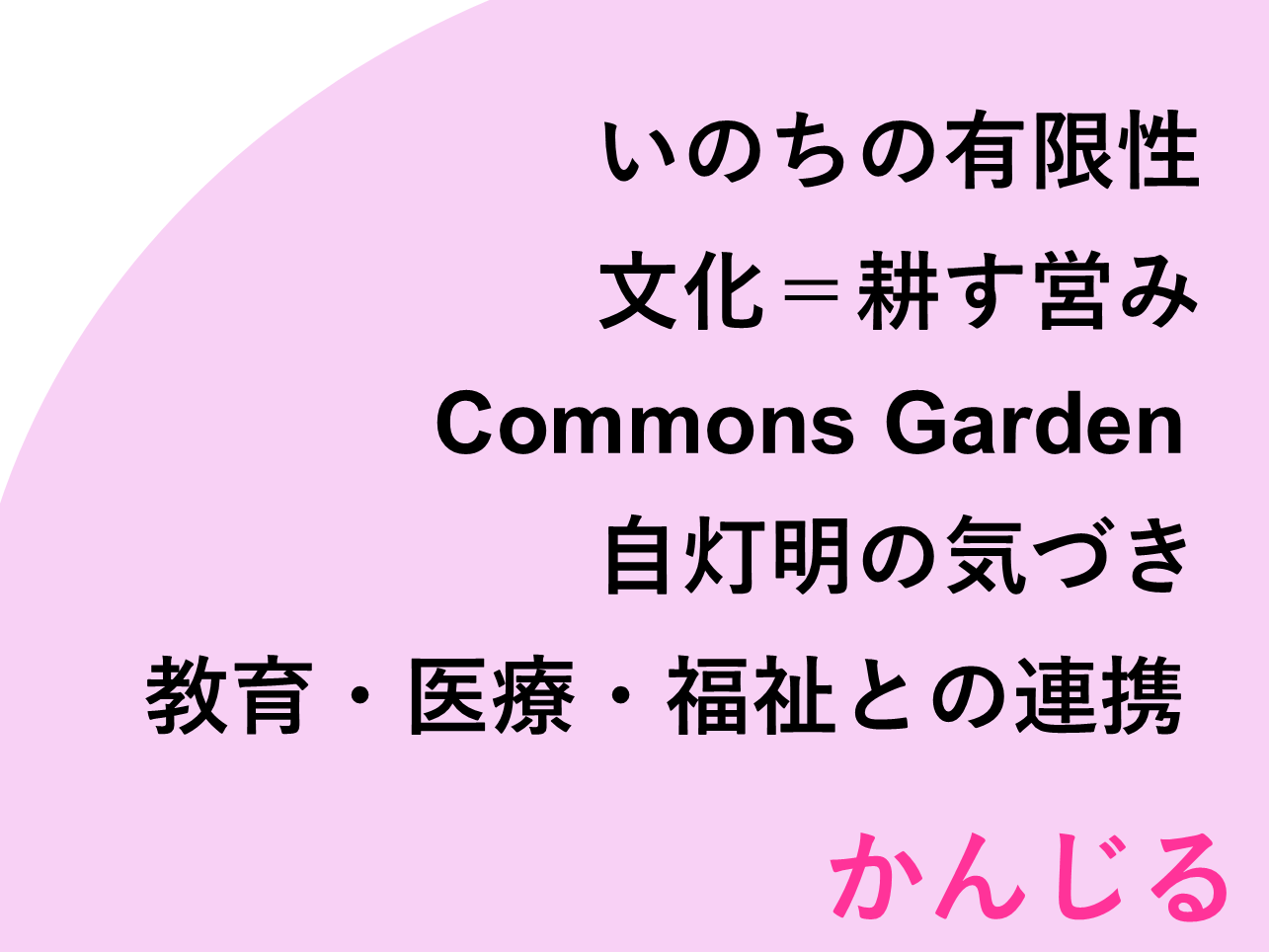 【提言】「庭」という自然と人を結ぶ空間を通じて「いのち」を共に感じ、考え、分断と不安の時代を乗り越えよう。